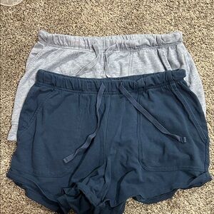 Soma Gray and Navy Shorts Duo